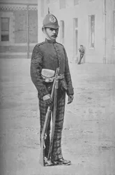 Sergent, Les Cameronians Scottish Rifles, vers 1880