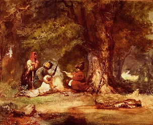 Soldats russes pendant les guerres du Caucase de 1817-64