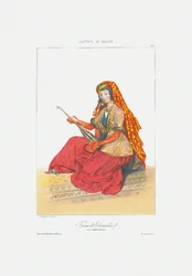 Femme de Shamakhy De : Scènes, paysages, mœurs et costumes du Caucase, 1840
