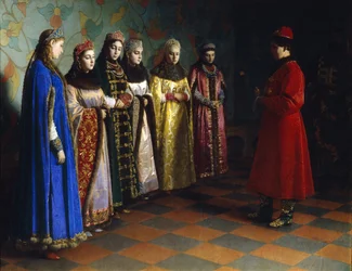 Le Tsar Alexis Mikhaïlovitch choisissant une épouse, 1882