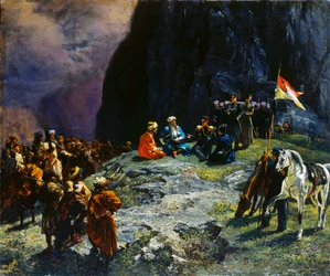 La rencontre du général Klücke von Klügenau et de l