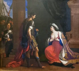 Cléopâtre devant Octavien