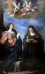 Guercino - Saintes Gertrude et Lucrèce. 1645