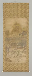 Shanshui (encre et couleur sur soie)