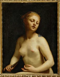 La mort de Lucrèce (peinture sur toile)