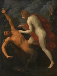 Apollon écorche Marsyas