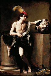 David avec la tête de Goliath