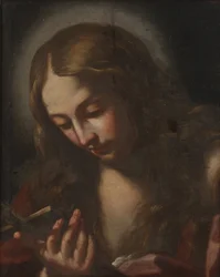 Madeleine avec une croix