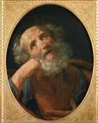 Saint Pierre pénitent - Der reuige Petrus ... (peinture sur toile)