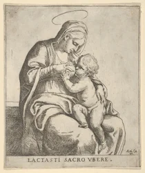 La Vierge allaitant l