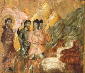Majesté, par Guido da Siena (détail)