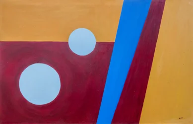 Bataille entre Constantin et Maxence, 2016 (huile sur toile)