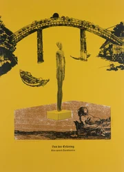 Sur la rédemption, Ainsi parlait Zarathoustra, 2025 (gravure sur bois et sérigraphie)