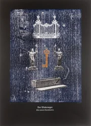 Le devin, Ainsi parlait Zarathoustra, 2025 (gravure sur bois et sérigraphie)