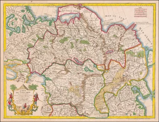 1766 map - Carte de Tartarie dressee sur les relations