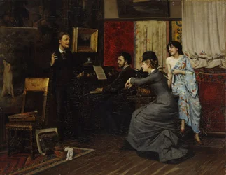 La musique au studio