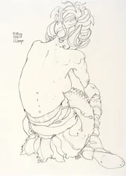 Nu féminin, Au bord du temps