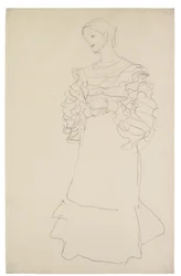 Portrait de Magda Mautner-Markhof (étude)