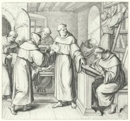 Martin Luther, vicaire de Saxe et de Thuringe (gravure)
