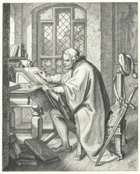 Martin Luther commence la traduction de la Bible au château de Wartburg