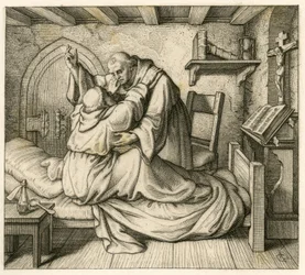 Martin Luther reçoit la consolation d