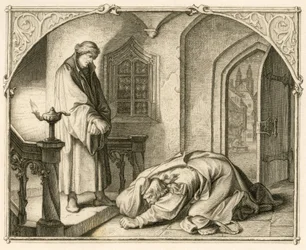 Martin Luther avec le brigand Hans Kohlhase (1500-1540)