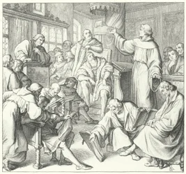 Le débat de Leipzig, Andreas Karlstadt, Johann Eck et Martin Luther, 1519