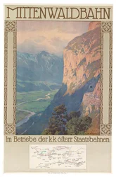 Chemin de fer de Mittenwald, vers 1912