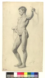 Nu académique masculin