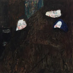 Mère avec deux enfants, famille, 1908-1910