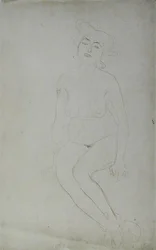 Femme nue assise, c.1903