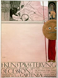 Affiche pour la première exposition de la Sécession (Thésée et le Minotaure)