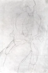 Femme assise avec un boa (Adele Bloch-Bauer)