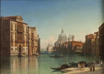 Vue du Grand Canal à Venise, 1860