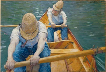Canotiers - Rameurs (huile sur toile)
