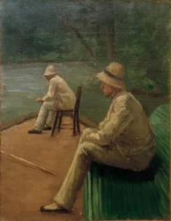 Pêcheurs au bord de l’Yerres