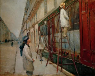 Peintres en bâtiment (esquisse)