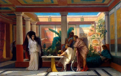 Répétition théâtrale dans la maison d