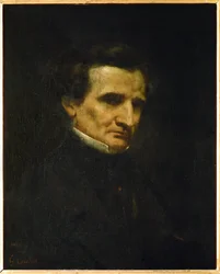 Hector Berlioz, compositeur français (huile sur toile)