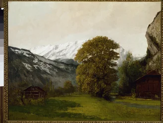 Paysage à Interlaken, Suisse