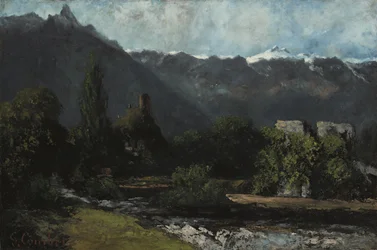 Le Glacier (huile sur toile)