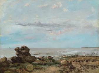 La plage de Trouville, 1865