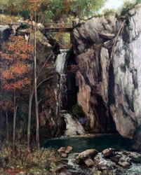 Le gouffre à Conches, 1864