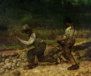 Les casseurs de pierre, vers 1849 (huile sur toile)