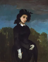 Femme en habit de cheval L