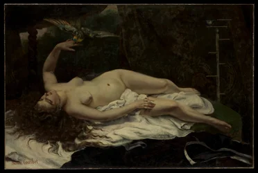 Femme au perroquet