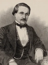 Portrait du compositeur Antony Lamotte 1819-1912, 1855-1859