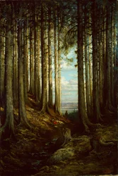Scène alpine, 1865