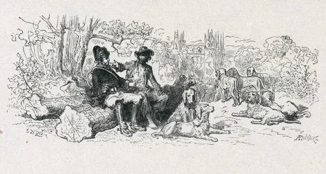 Fable de La Fontaine "" Le loup et le chien ""