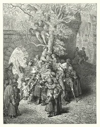 Illustration de Gustave Doré pour La Complainte du vieux marin de Coleridge